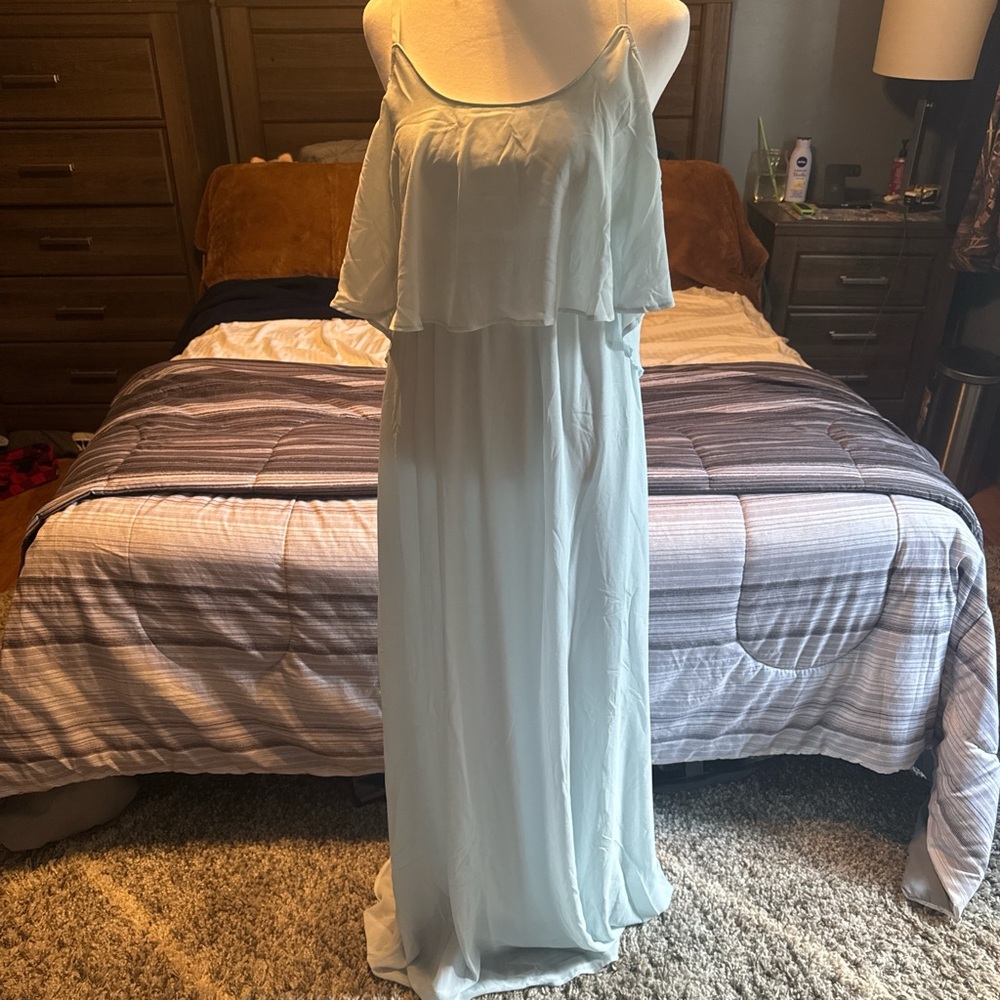 Show Me Your MuMu Soft Blue Wedding Dress